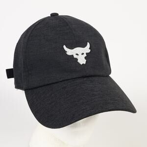 Under Armour Project Rock Dwayne Johnson Womens Packable Strapback Hat Gray